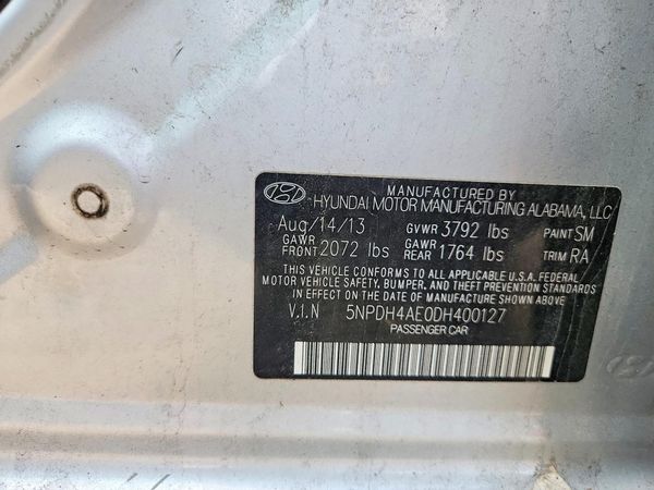 2013 HYUNDAI ELANTRA