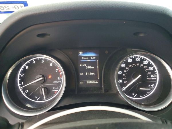 2018 TOYOTA CAMRY L/LE/SE/XLE — ODOM
