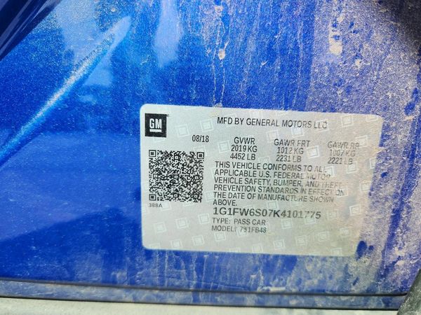 2019 CHEVROLET BOLT EV LT