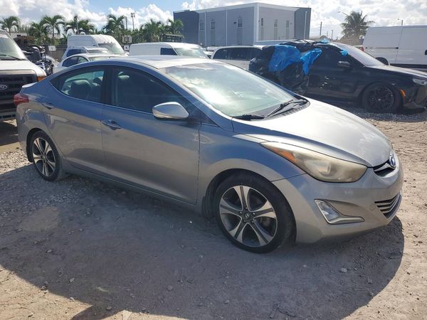 2015 HYUNDAI ELANTRA GLS(Middle) — Passenger 3/4