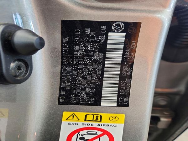 2016 LEXUS ES 350