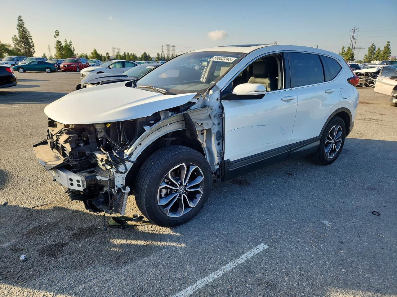 2021 HONDA CR-V HYBRID EX-L — Front 3/4