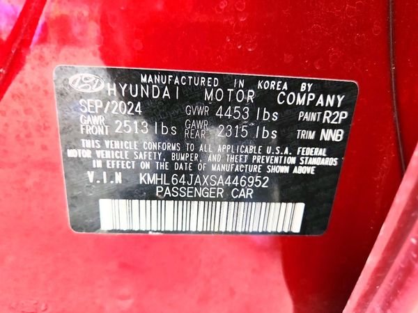 2025 HYUNDAI SONATA — VINS