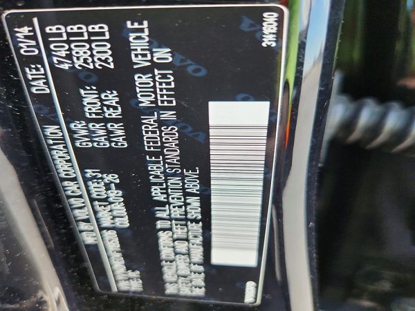 2015 VOLVO V60 Premier+ (non R design) — VINS