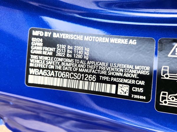 2024 BMW M440XI — VINS