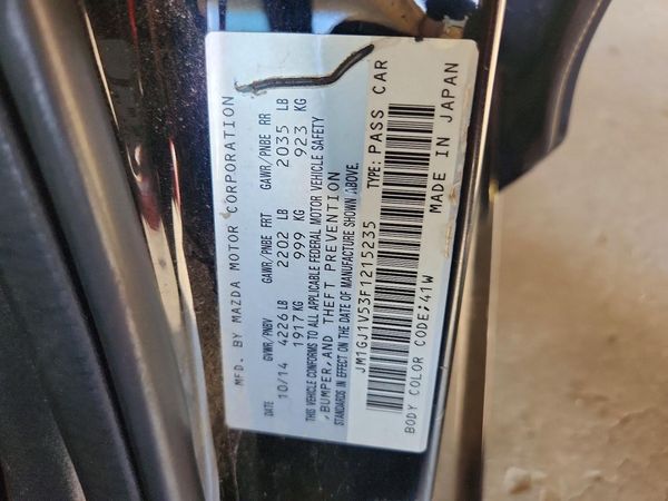 2015 MAZDA 6 Touring/GS