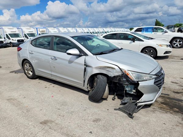 2019 HYUNDAI ELANTRA — Passenger 3/4