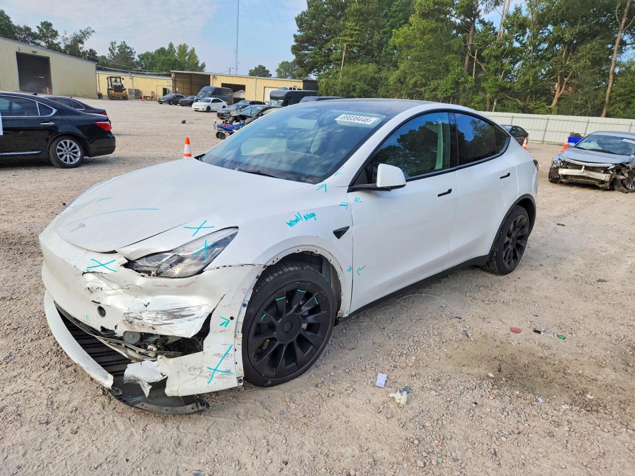 2021 TESLA MODEL Y — Front 3/4