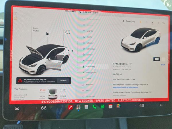 2021 TESLA MODEL Y — ODOM