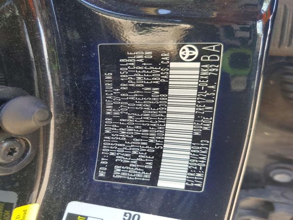 2014 TOYOTA COROLLA L/LE — VINS