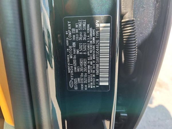 2026 HYUNDAI PALISADE — VINS