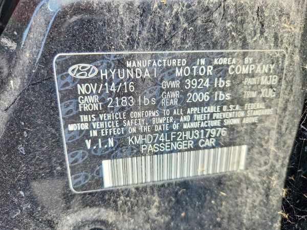 2017 HYUNDAI ELANTRA SE Base