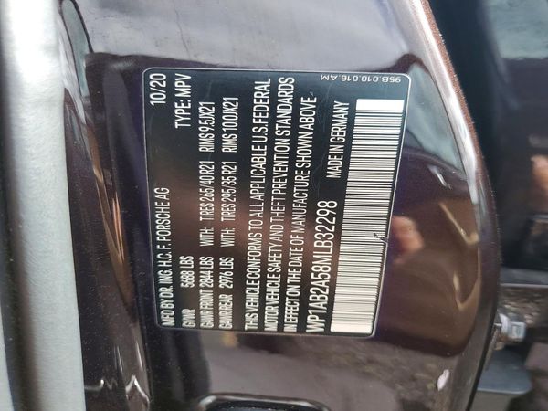 2021 PORSCHE MACAN S — VINS