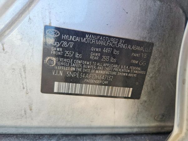 2018 HYUNDAI SONATA