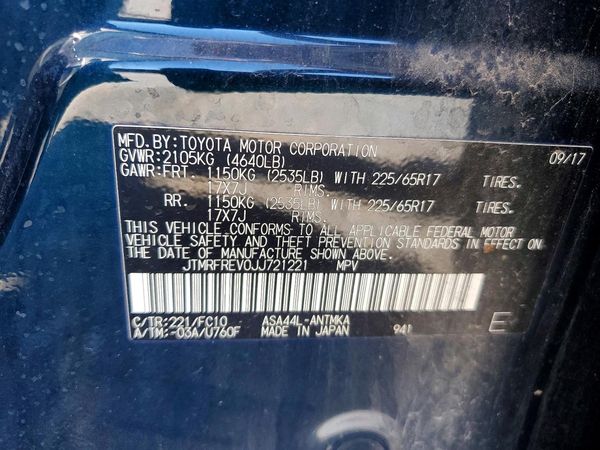 2018 TOYOTA RAV4 Adventure/XLE