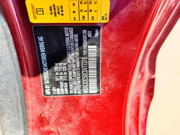 2012 BMW 650 — VINS