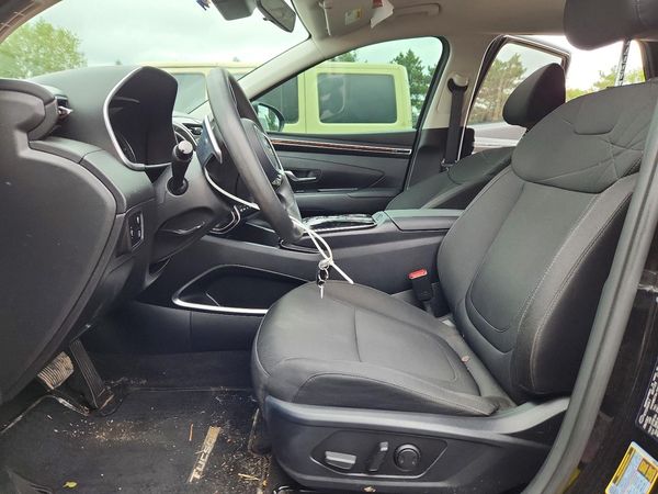 2022 HYUNDAI TUCSON Blue — DENT
