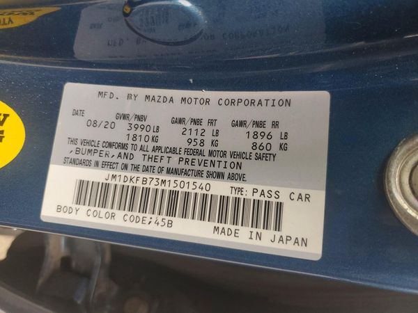 2021 MAZDA CX-3 Sport — VINS