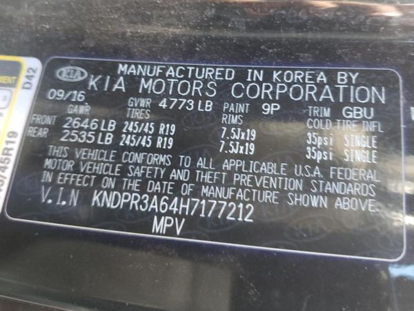 2017 KIA SPORTAGE