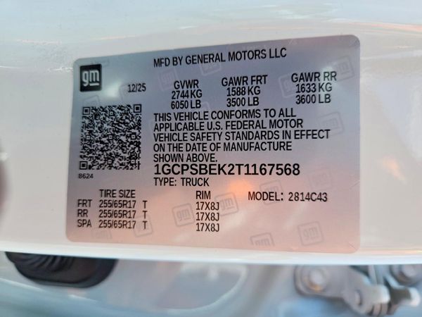 2026 CHEVROLET COLORADO Work Truck