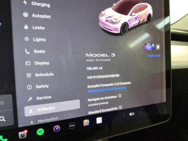 2018 TESLA MODEL 3 — ODOM
