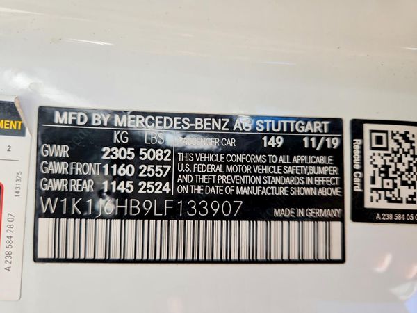 2020 MERCEDES-BENZ E E450 — VINS
