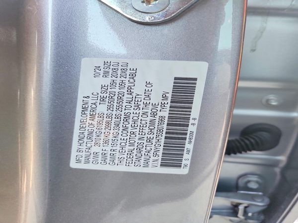 2025 HONDA PILOT — VINS