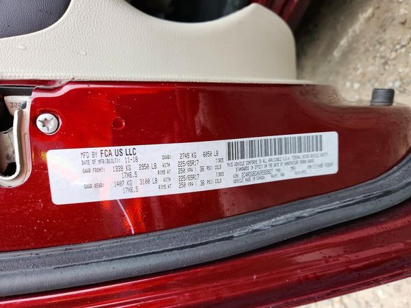 2019 DODGE GRAND CARAVAN SE — VINS