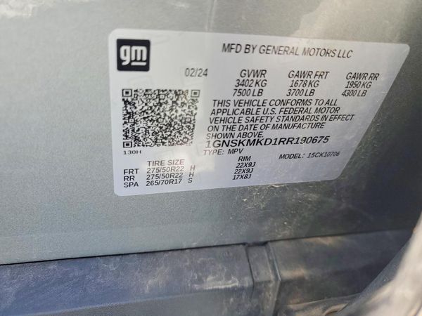 2024 CHEVROLET TAHOE LS — VINS
