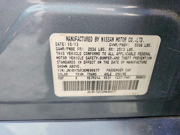 2014 INFINITI Q50