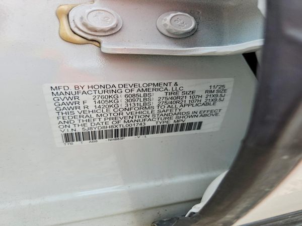 2026 ACURA MDX — VINS