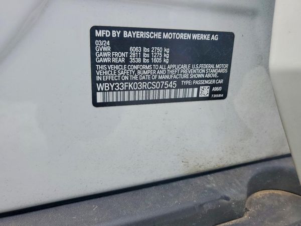 2024 BMW ALL OTHER eDrive40 — VINS