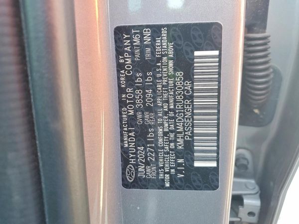 2024 HYUNDAI ELANTRA — VINS