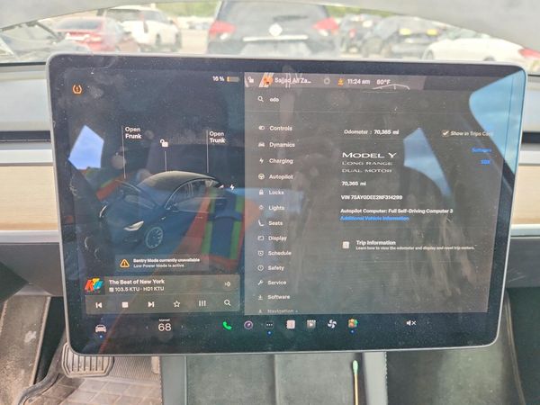 2022 TESLA MODEL Y — ODOM