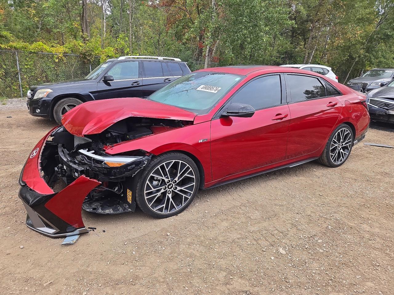 2025 HYUNDAI ELANTRA N Line — Front 3/4