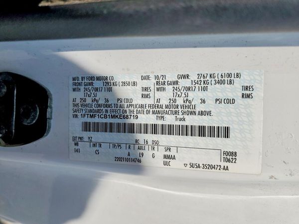2021 FORD F150