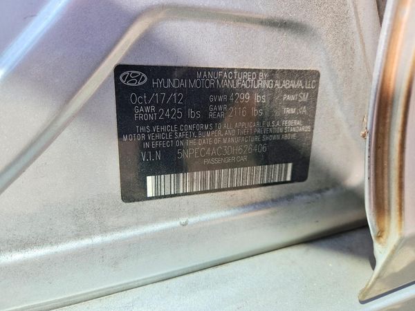 2013 HYUNDAI SONATA