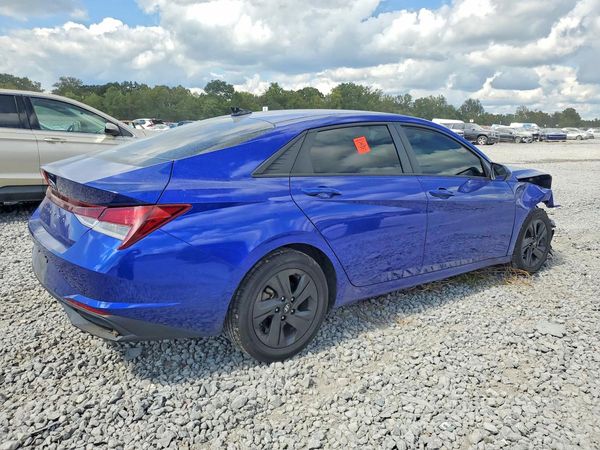 2021 HYUNDAI ELANTRA Blue — PSRA