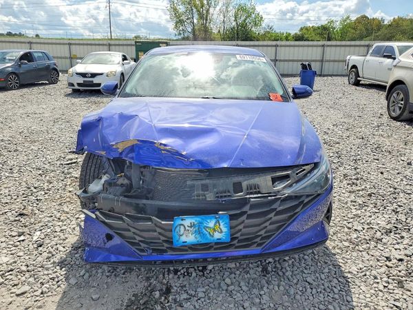 2021 HYUNDAI ELANTRA Blue — DIRF