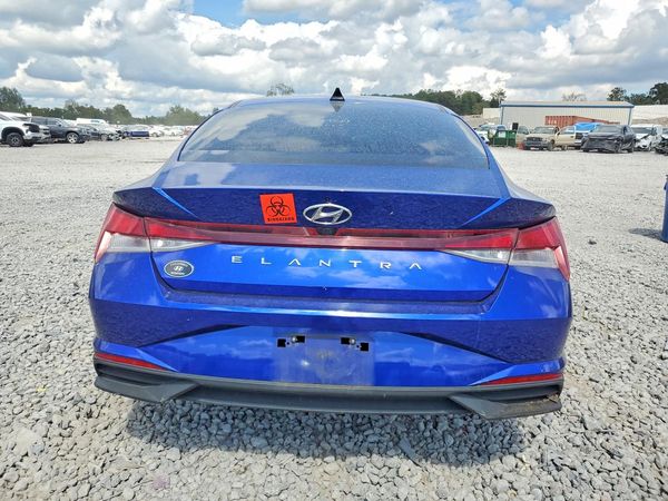 2021 HYUNDAI ELANTRA Blue — DIRR