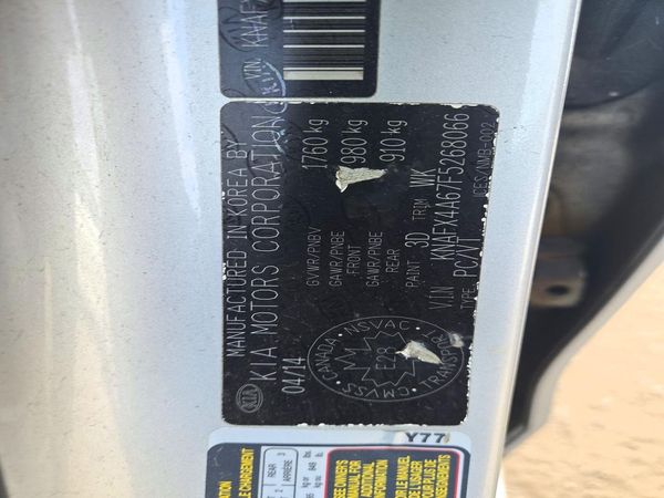 2015 KIA FORTE — VINS