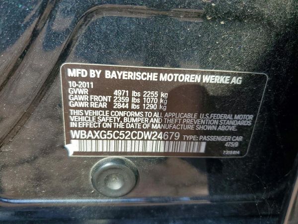 2012 BMW 528