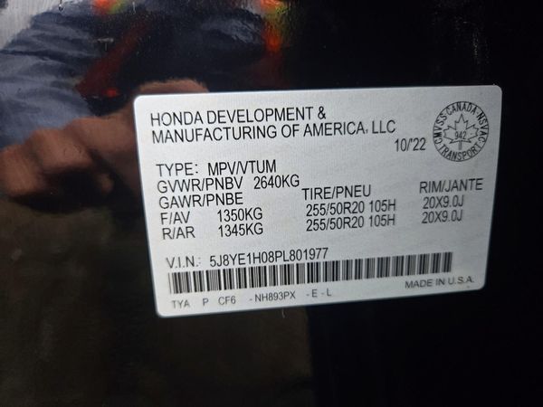 2023 ACURA MDX SH-AWD A-SPEC — VINS