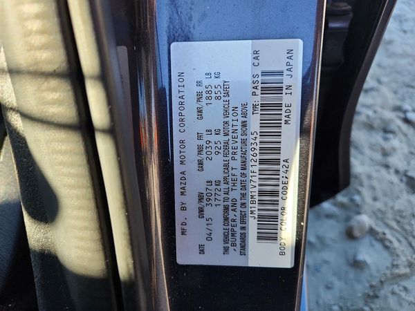 2015 MAZDA 3 Touring/GS