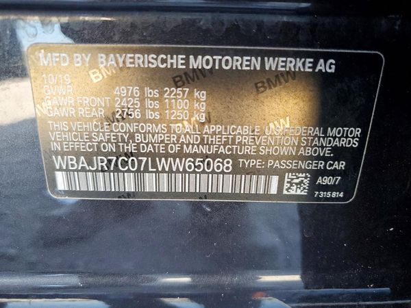 2020 BMW 530 xDrive