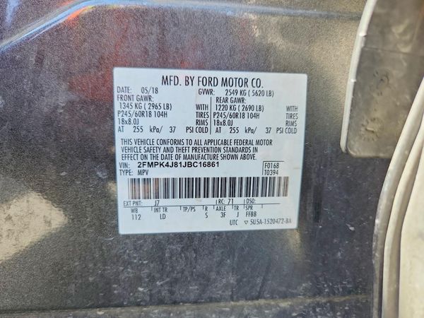 2018 FORD EDGE SEL