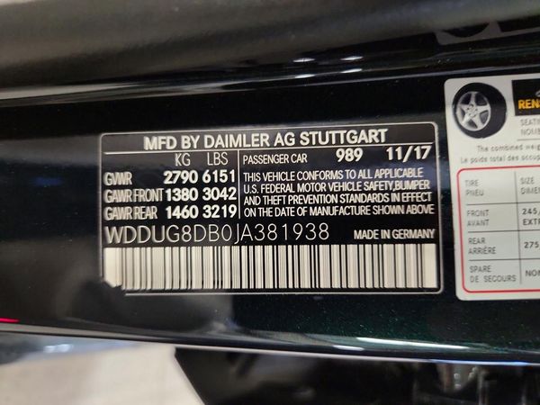 2018 MERCEDES-BENZ S-CLASS