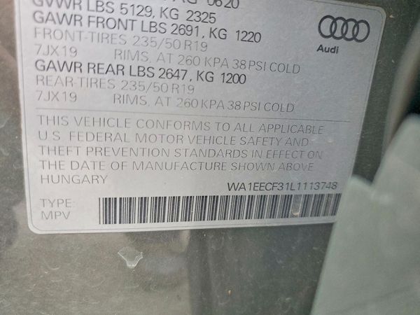 2020 AUDI Q3