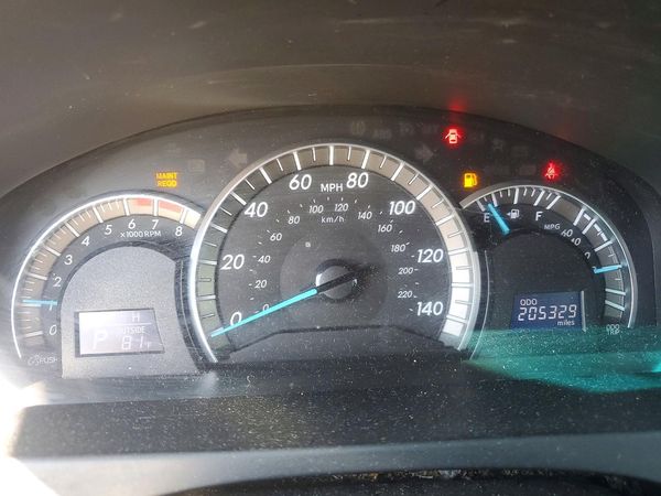 2012 TOYOTA CAMRY — ODOM