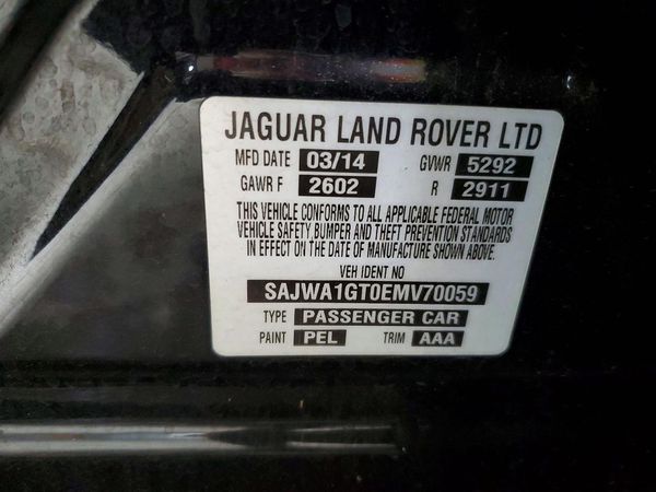 2014 JAGUAR XJ XJ Super charged — VINS